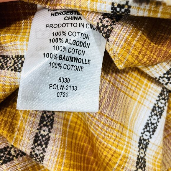 NWT Legendary Stockyards‎ Women's XS All American Western Plaid Shirt NEW - Picture 8 of 8